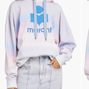 Gradient Hoodie by Marant - Pastel Blue and Pink